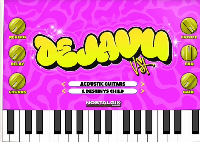 DejaVu preset: Acoustic Guitars, Destiny's Child